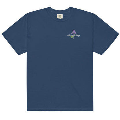 Violent Little Thing Embroidered T-shirt - The Bean Workshop - box tee, embroidered, fourth wing, rebecca yarros, violet sorrengail