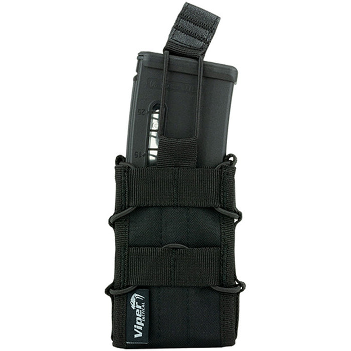 viper elite molle mag pouch black with adjustable cord