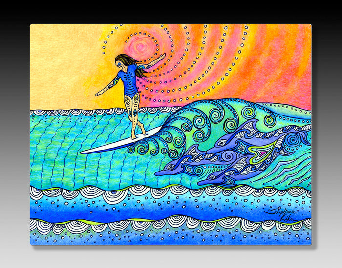 Wahine Aluminum Wall Art