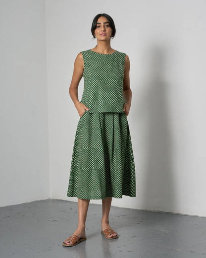 Wander Midi Dot Skirt