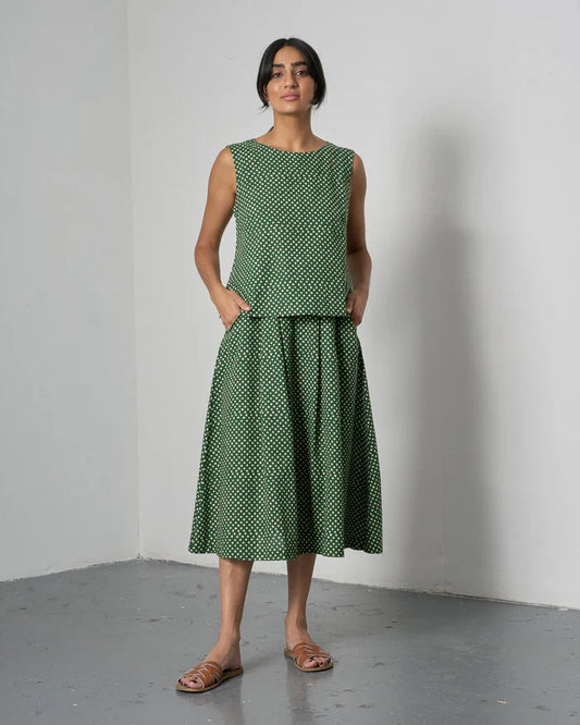 Wander Midi Dot Skirt