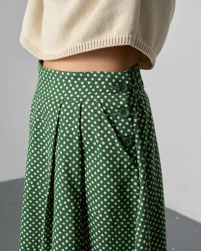 Wander Midi Dot Skirt