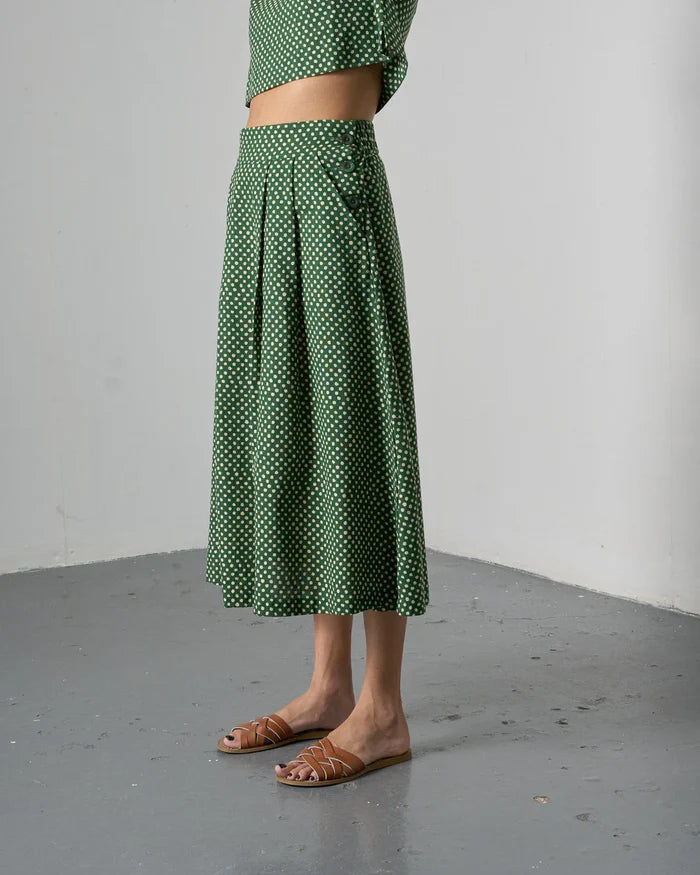 Wander Midi Dot Skirt