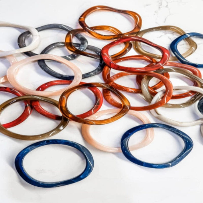 Pine+Poppy Wavy Bangle - Build a Stack