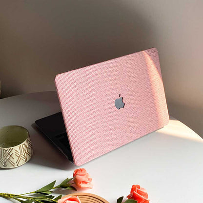 Weave Leather MacBook Case - Pink - IMCASE