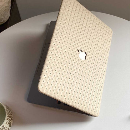 Weave Pattern MacBook Case - Beige - IMCASE
