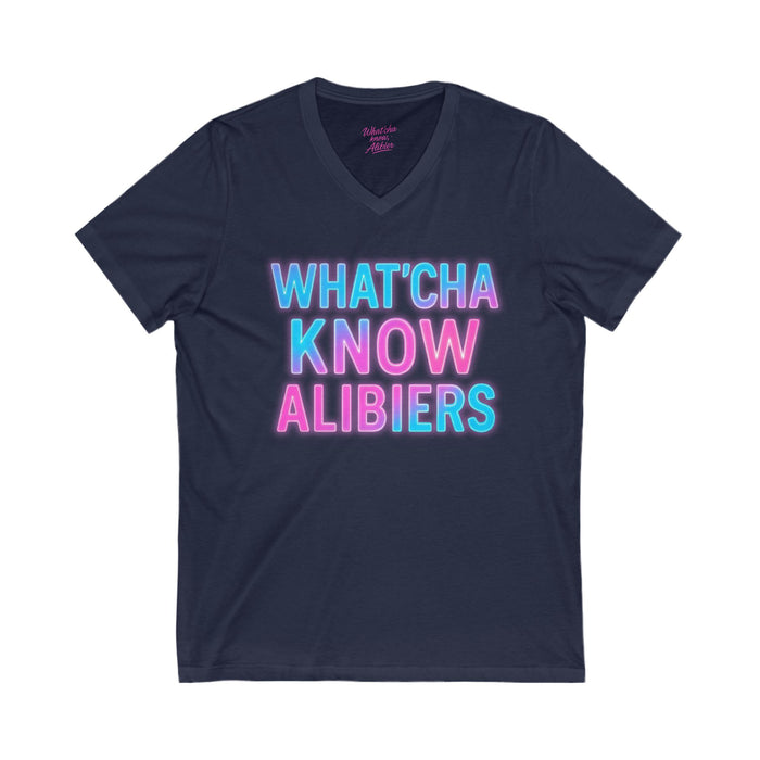 Whatcha Know Alibiers V-Neck Tee, NEW 2025