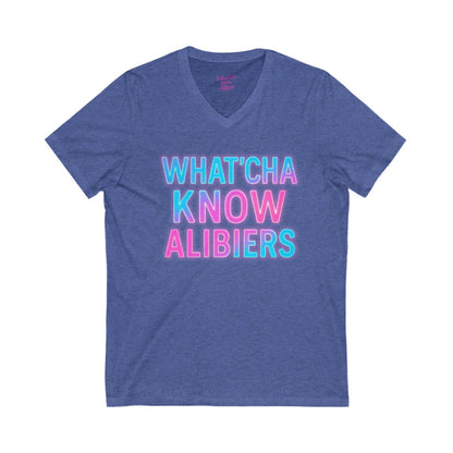 Whatcha Know Alibiers V-Neck Tee, NEW 2025