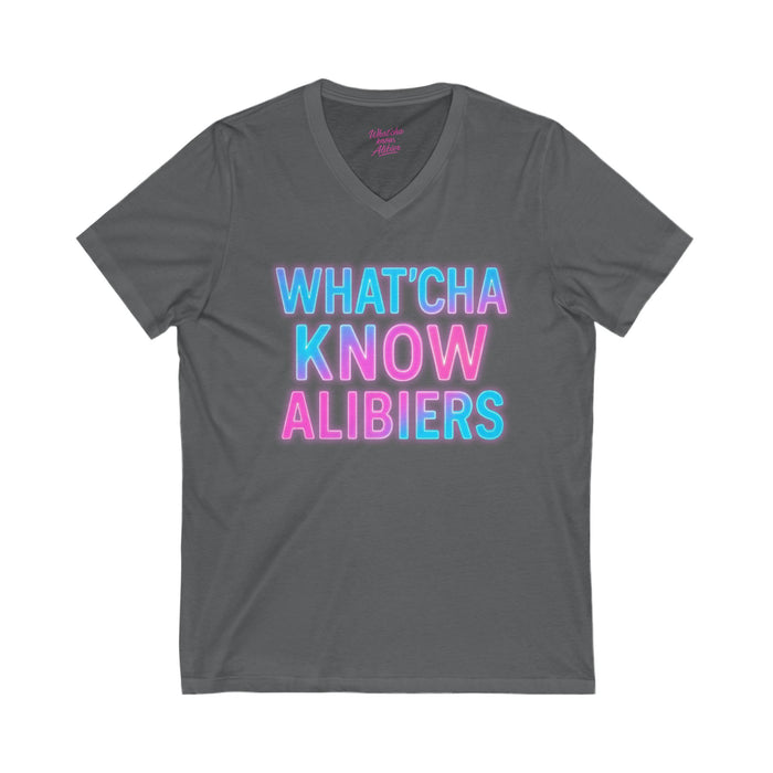 Whatcha Know Alibiers V-Neck Tee, NEW 2025