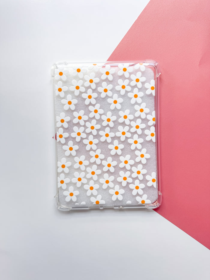 White Daisies E reader Case and/or Bookmark [Combined Listing]