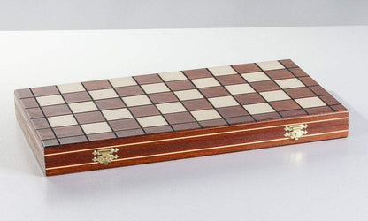 Wooden Checkers 100 squares, International Draughts - Checkers - Chess-House