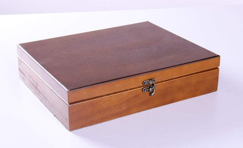 Wooden Treasure Box - Medium Stain - Box - Chess-House