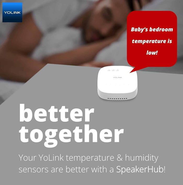 X3 Smart Temperature & Humidity Sensor ability to pair with a SpeakerHub.