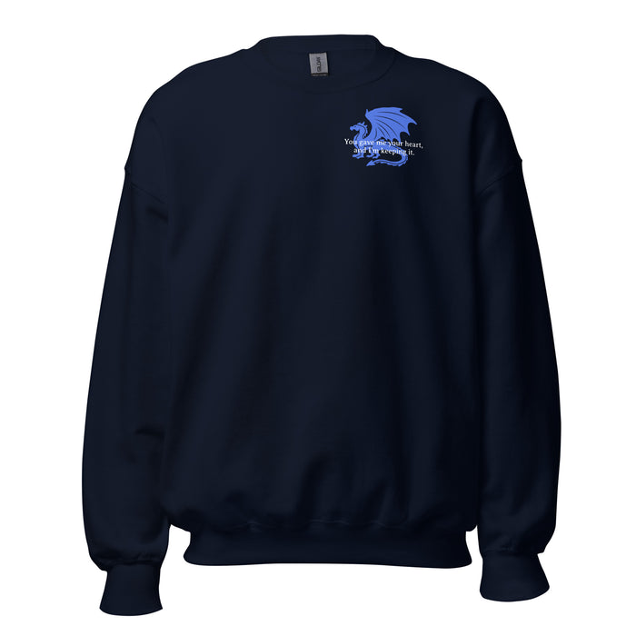 Xaden Riorson Dragon Relic Sweatshirt - The Bean Workshop - fourth wing, rebecca yarros, sweatshirt, xaden riorson