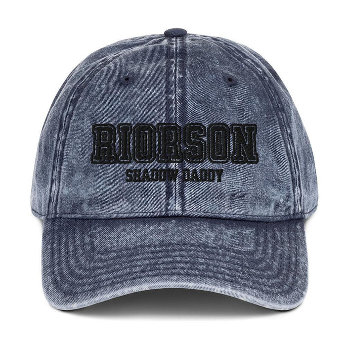 Xaden Riorson Embroidered Vintage Cotton Twill Cap - The Bean Workshop - Baseball Cap, Basgiath, Black Embroidery, Book Boyfriend, Booktok, embroidered, Embroidered Bookish Cap, fourth wing, Fourth Wing Merch, Gift for Fan, hat, rebecca yarros, Romantasy, Subtle Merch, xaden riorson, Xaden Riorson Hat