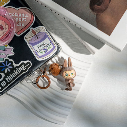 Yoga Bunny Plush Keychain