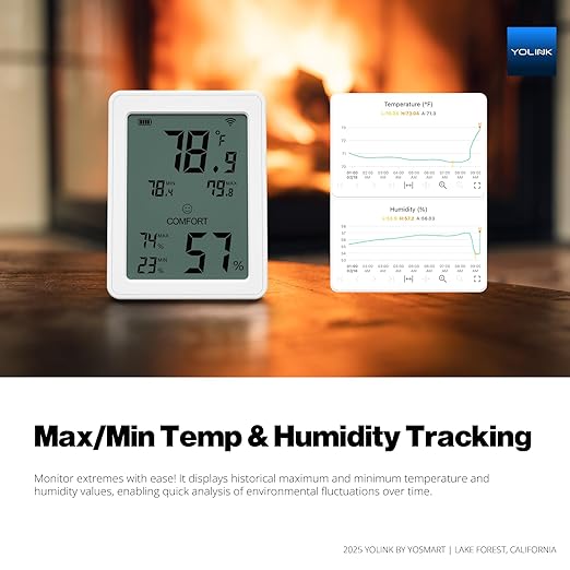 max/min temp & humidity tracking