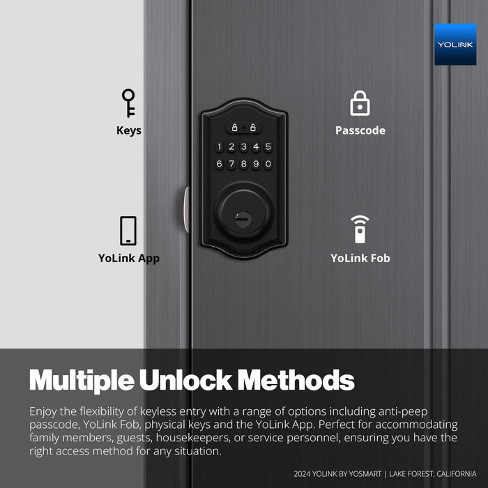 YoLink Smart Deadbolt Lock with Keypad