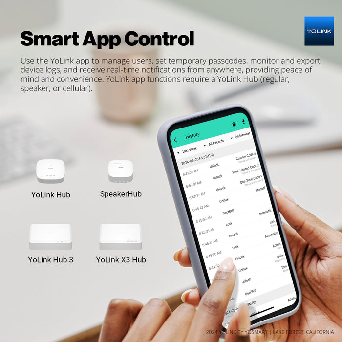 YoLink Smart Deadbolt Lock with Keypad