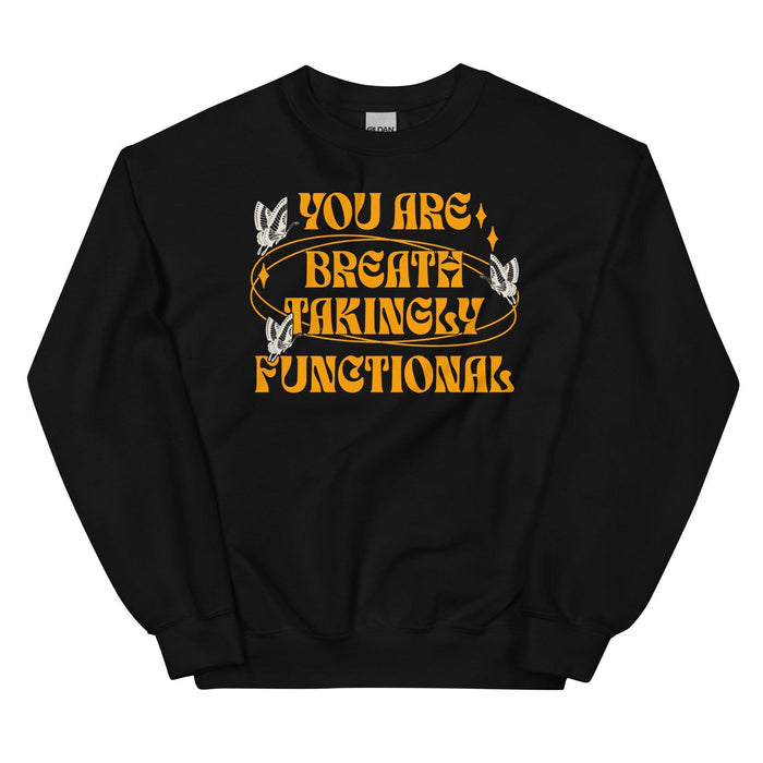You Are Breathtakingly Functional Tissanah Sweatshirt - The Bean Workshop - carissa broadbent, daughter of no worlds, sweatshirt
